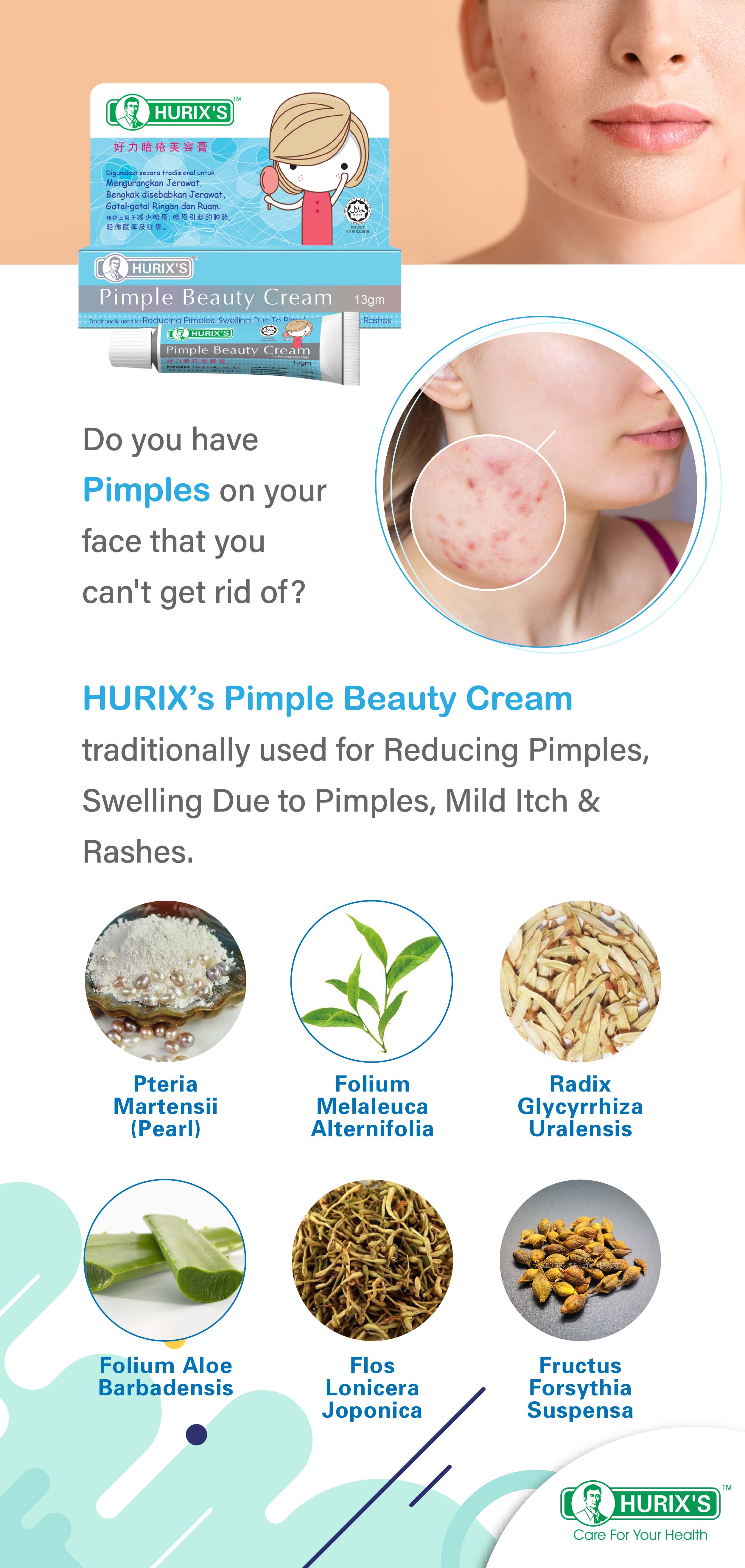Natural Herbs Cream for Pimples